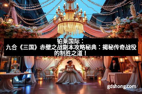 铂莱国际:九合《三国》赤壁之战副本攻略秘典:揭秘传奇战役的制胜之道! 铂莱国际:九合《三国》赤壁之战副本攻略秘典:揭秘传奇战役的制胜之道!